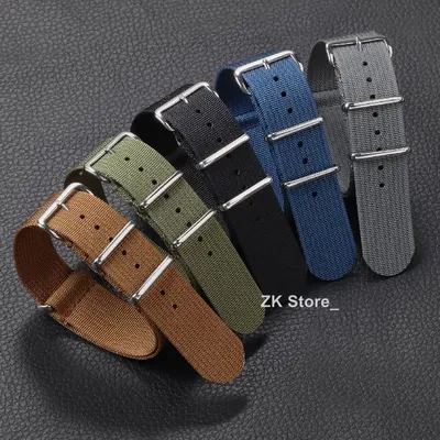 Geripptes Armband für militärisches Ersatzarmband aus ballistischem Stoff, 20 mm, 22 mm, Image