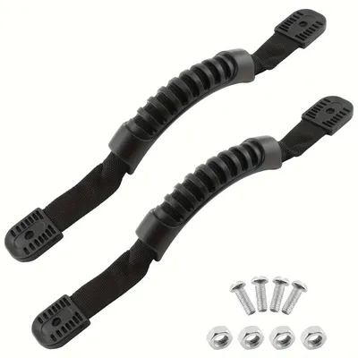 2 Pack Kayak Handles, Side Mount Kayak Handles with Plastic Buckles for Kayak Paddles, Canoes and Lifetime Kayaks