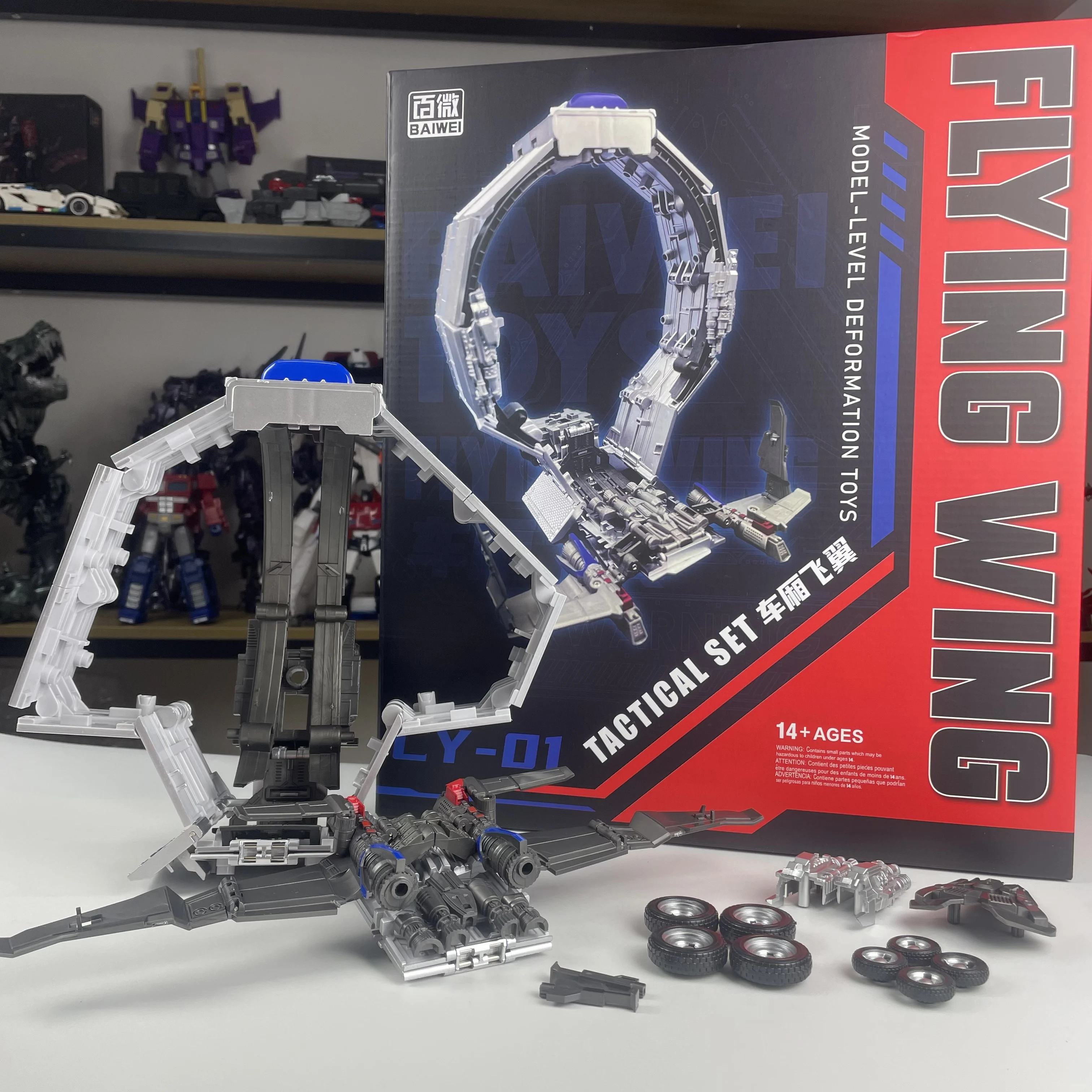 Baiwei CY01 Jetwing Container Wagen Transformation Meisterwerk Figur Spielzeug Modell KO Verformung Auto Roboter Image
