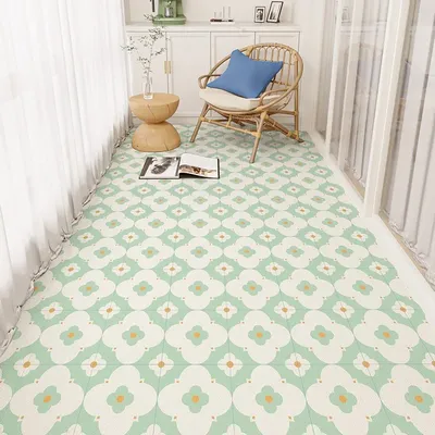Balcony Floor Mat Kitchen Mats Waterproof Sun-proof Carpet PVC Leather Nonslip Wear-resistant Rug