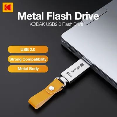 KODAK K122 Mini-USB-Flash-Laufwerke aus Metall für Tasten, Pen-Laufwerk, USB 2.0-Daumen-Laufwerk, 32 Image