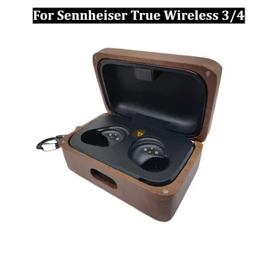 Für Sennheiser MOMENTUM True Wireless 3 4 Wireless Bluetooth Headset Massivholz Walnuss Schutzhülle Image