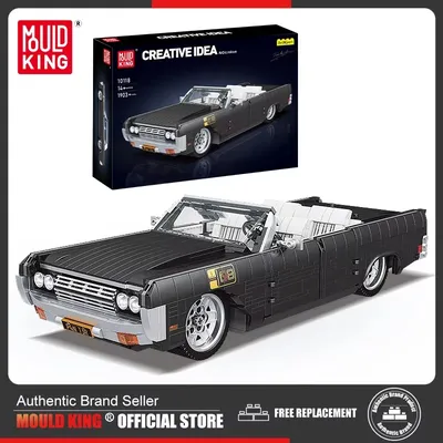 Mould King DIY 10118 Technisches Auto Baustein Continental Sport Rennwagen Spielzeug Montage Image
