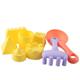 Set da 8 secchielli e palette per la sabbia da spiaggia - giocattoli da spiaggia per bambini con stampi per la sabbia, secchielli in silicone per la sabbia da spiaggia per bambini e neonati in viaggio