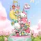Anime Cartoon Sanrio Joint Brand Series Cute HelloKitty Double Star Girl Heart Beautiful Music Box