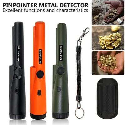Portable Handheld Sensitive Metal Detector pointer Pinpointing waterproof 360°Scanning Locating For