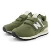 Sneaker NEW BALANCE "574", Gr. 33, grün (schwarz olivine), Synthetik, sportlich, Schuhe, mit Klettverschluss