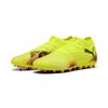 Fußballschuh PUMA "FUTURE 8 PRO MG Fußballschuhe Erwachsene", Gr. 42, gelb alert schwarz sun struck pink, Obermaterial: Synthetik, Textil; Futter: Synthetik, Textil; Innensohle: Textil; Laufsohle: Synthetik, Schuhe