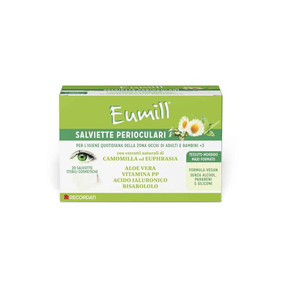 Eumill Salviette Perioculari 20 pz