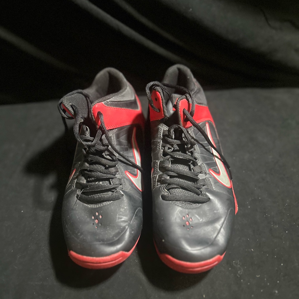 Nike Shoes | Black And Red Athletic Shoes-Nike Air Visi Pro High Tops-Size 8-#334 | Color: Black/Red | Size: 8