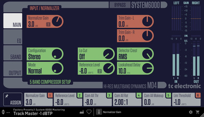 tc electronic MD4 HD Hi-Res Multiband Dynam.