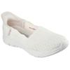 Slip-On Sneaker SKECHERS "SEAGER-BELIEVE IT", Damen, Gr. 38, weiß (sanftes weiß), Textil, modisch, Schuhe, Slipper, Reha Schuh mit Handsfree Slip-ins Funktion, Topseller