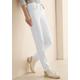 Slim-fit-Jeans CECIL "Style Toronto", Damen, Gr. 26, Länge 30, weiß, Denim/Jeans, Obermaterial: 97% Baumwolle, 3% Elasthan, unifarben, casual, slim fit knöchellang, Jeans, im Five-Pocket Style