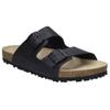 Pantolette JOSEF SEIBEL "Josef 01", Herren, Gr. 49, schwarz, Leder, klassisch, Schuhe, Sommerschuh, Schlappen, Sandale mit softem Fußbett