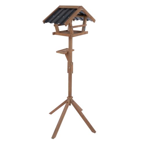 TIAKI Mangeoire pour oiseaux avec support 2 en 1 55 x 30 x 50 cm