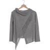 Anna Field Damen Strickjacke, Gr. 46, grau, Synthetik
