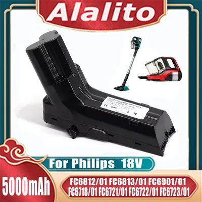 18-V-Ersatzakku für Philips Akku-Staubsauger FC6812/01 FC6813/01 FC6901/01 FC6718/01 FC6721/01 Image
