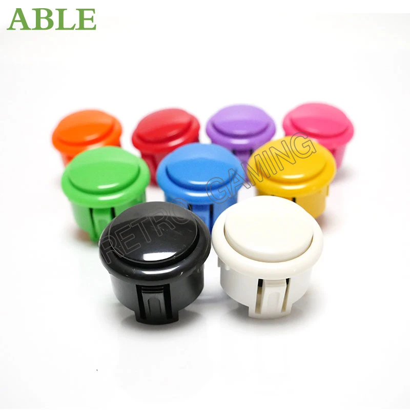 12PCS Arcade Push Button Kopie Sanwa OBSF 30mm Arcade Schrank Spiel Tasten Schalter Für Jamma MAME Maschine DIY teile Image