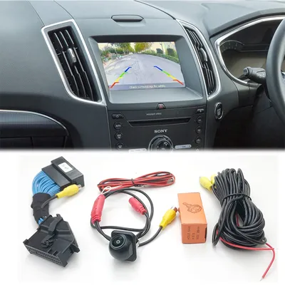 VKAUTO Rear View Camera For Ford S-Max SMAX 2016 2017 2018 SYNC 3 2 For sony unit Add Backup parking Camera kit