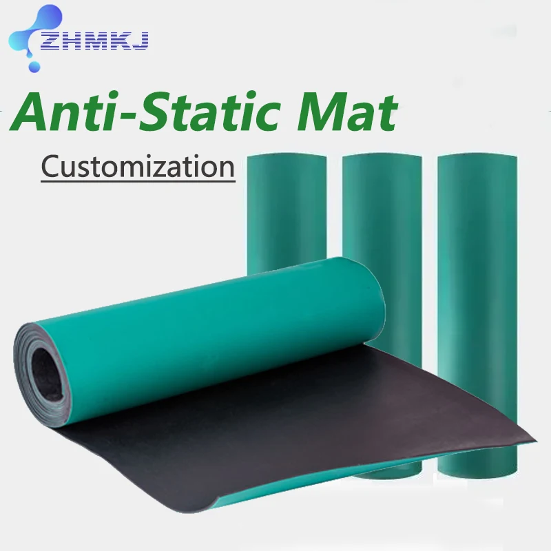 ESD antistatische sichere Schreibtischunterlage, Gummimatte, Arbeitslabor-Tischdecke, Wartungstischmatte, individuelle Anpassung Image
