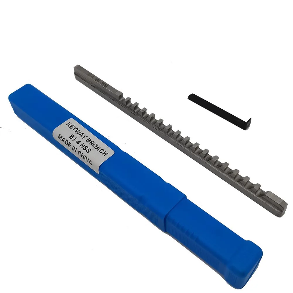 4 mm B1 Typ Push-Typ Keilnuträumnadeln HSS Keilnutwerkzeuge für CNC-Werkzeugmaschinen Image