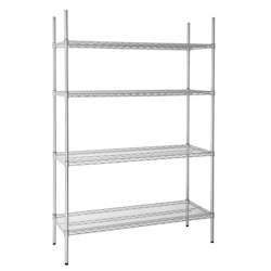 Equipementpro - Modulares Regal 4 Ebenen 1220x457mm Vogue Image
