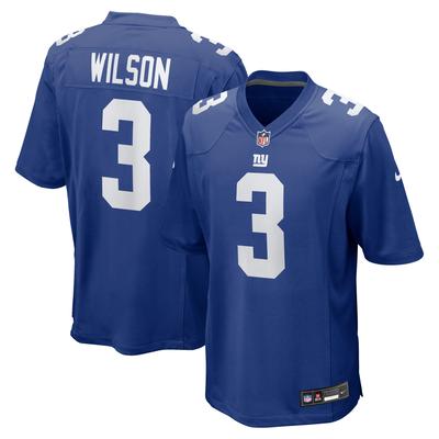 New York Giants Nike Game Home-Trikot – Königsblau – Russell Wilson – Herren Image