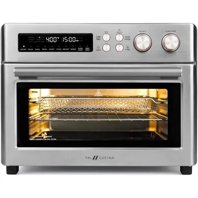 Infrared Heating Air Fryer Toaster Oven, Extra Large Countertop Convection Oven 10-in-1 Combo,