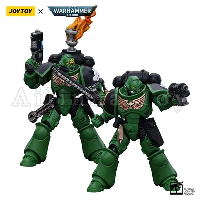 JOYTOY 1/18 Action Figure 40K Salamanders Intercessors Sergeant Tsek'gan Brother Haecule Re-issue