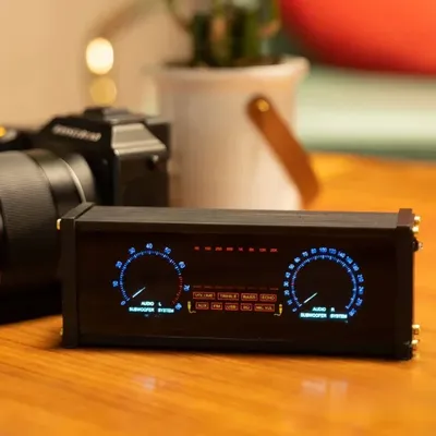 VFD Screen Bluetooth Amplifier Audio Retro Electronic Fluorescent Screen Car Bluetooth Audio Display