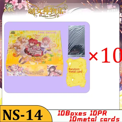 New Goddess Story 1m14 NS-14 Collection Card 10boxes Anime Games Girl Party Swimsuit Booster Box