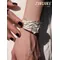 ZHUHE Bracciale con texture irregolare Stile retrò per donna Accessori per gioielli da uomo Regali