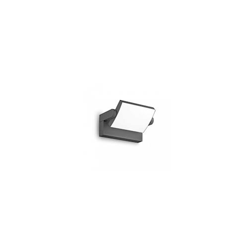 swipe ap, schwenkbare anthrazitfarbene wandleuchte, ideal lux