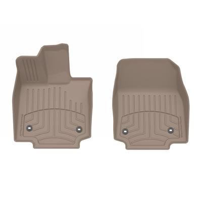 Weathertech Floor Mats Made of Thermoplastic Tan Molded Liner FloorLiner Series, Front Row, Lifetime limited warranty 4517951IM