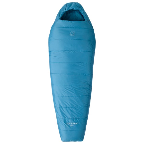 Nordisk - Bjarni +10° Mummy Sleeping Bag - Kunstfaserschlafsack Gr M - bis 175 cm Zip: Left Blau