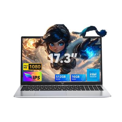 TEMU Acemagic 17.3 Inch Laptop, 16gb Ddr4 512gb Ssd Notebook, N-97 Processor Up To 3.6ghz Laptop Computer Wifi Wireless 5.0 3 X Usb 3.2 Image