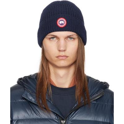 Merino Wool Rib Knit Beanie