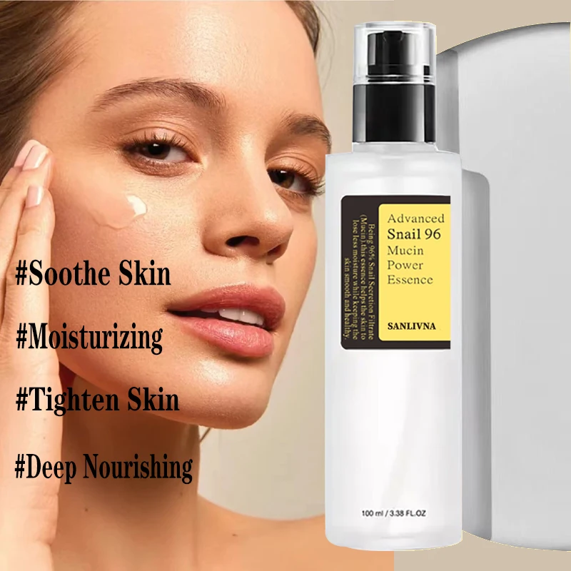 Snail Mucin 96 % Intense Repair Serum, spendet Feuchtigkeit und reduziert Aknenarben, verbessert stumpfe Haut und feine Linien, koreanische Hautpflege Image