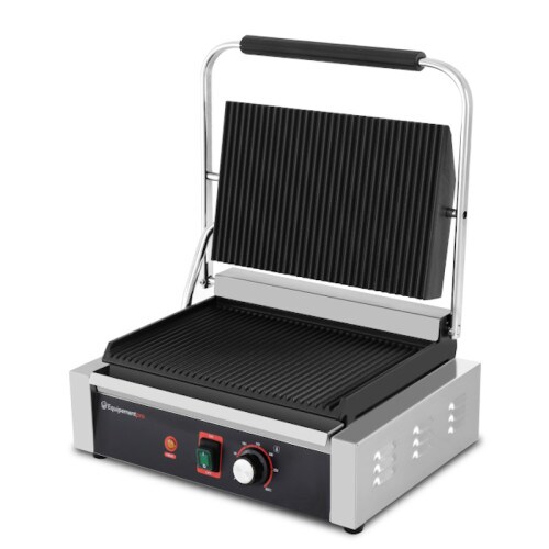 Professioneller Panini-Grill 1800W – Gerillte Hochleistungsplatte – Ideal für Imbiss & Gastronomie – EquipementPro Image
