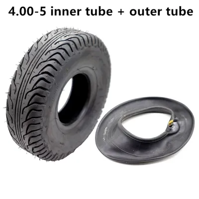 12 inch 4.00-5 Inner Tube & Outer Tire For Buggy Quad Bike Elderly Electric Scooter Old Scooter