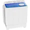 Portable Washing Machine, 28lbs Twin Tub Washer Mini Compact Laundry Machine with Drain Pump, for Dorms, Apartments, RVs