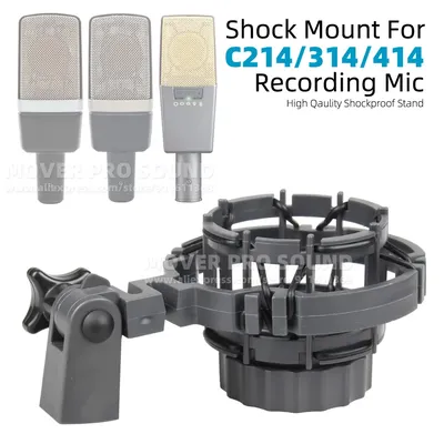 For AKG C214 C314 C414 C 214 314 414 B EB XLS XLII ULS Microphone Shock Mount Suspension Mic Stand