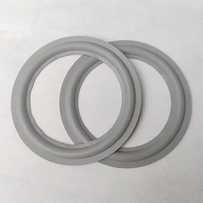 2pcs 6.5" Speaker Gray Rubber Surrounds For B&W CM4 CM2 Woofer Edge Repair