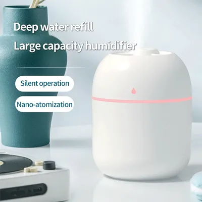 Mini Electric Fragrance Aroma Diffuser USB Car Air Humidifier 220ml Essential Oil Purifier Mute