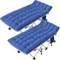2 Pack Camping Cot with Mattress Comfortable Cot Bed Folding Cot Heavy Duty Cots for Sleeping with