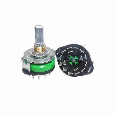 1pc ALPS Band Rotary Switch 4 Pole 12 Position SRRM1C7800 Power Amplifier Audio Signal Switch Half