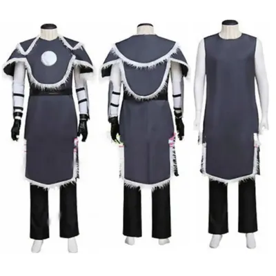 ﻿ Avatar The Last Airbender Sokka Cosplay Costume Outfits For Adult Men Male Halloween Role Play