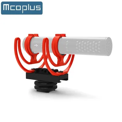 Mcoplus Microphone Hot Shoe Shock Mount for RØDE Shotgun Microphone Small-diaphragm Studio