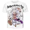 Moda Kid Anime One Piece Rufy T Shirt Ragazzo Abbigliamento Bambini Ragazzi Tshirt Bambini T-shirt
