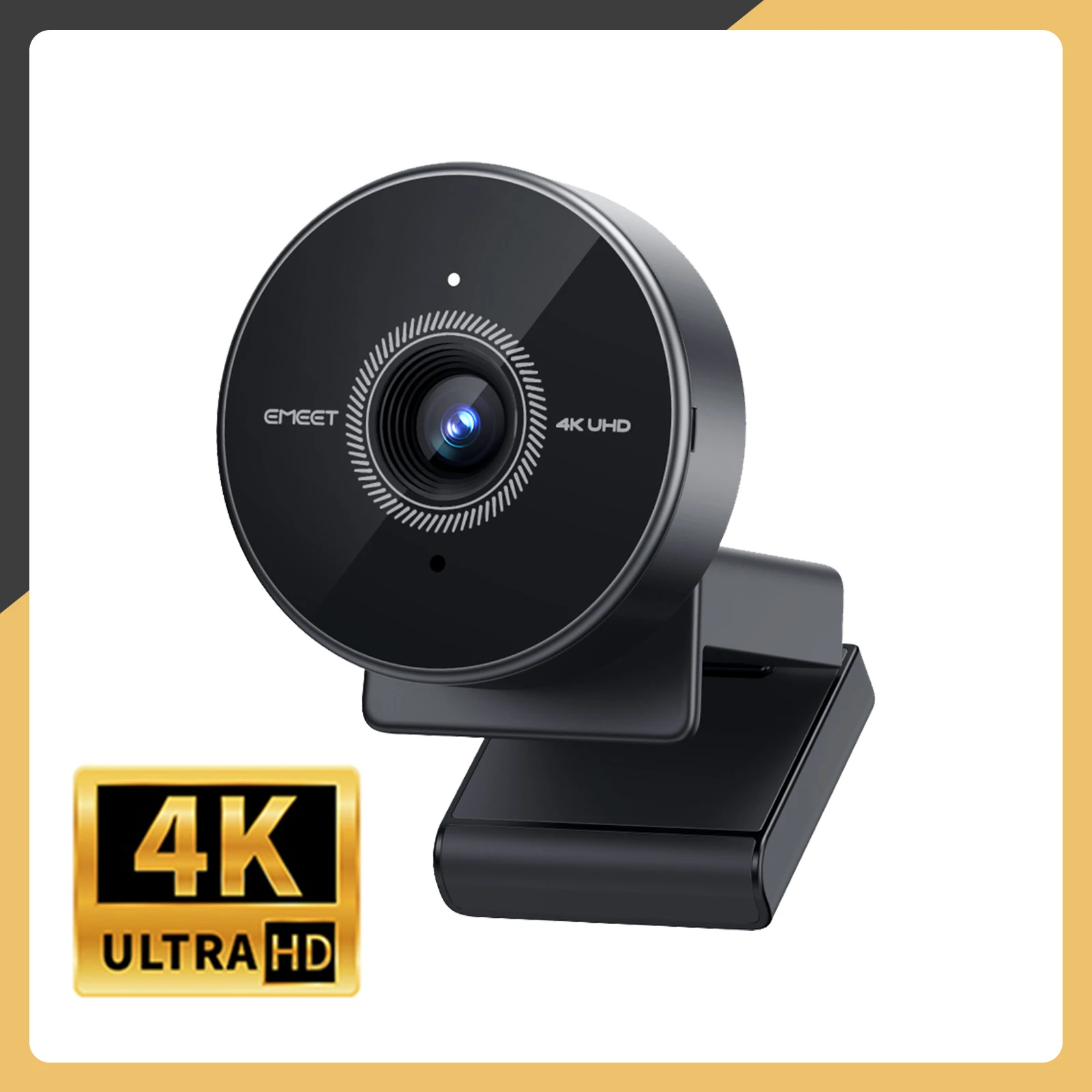 Webcam 4K caméra Web 1080P 60fps avec Microphone Mini caméra USB pour ordinateur/ordinateur de bureau/ordinateur portable Webcam EMEET